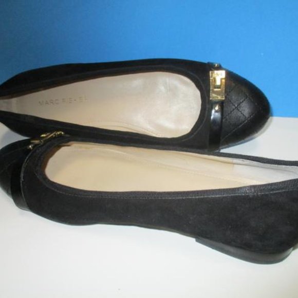 *Marc Fisher JODITA Black Quilt Toe Tip Patent - Picture 5 of 9